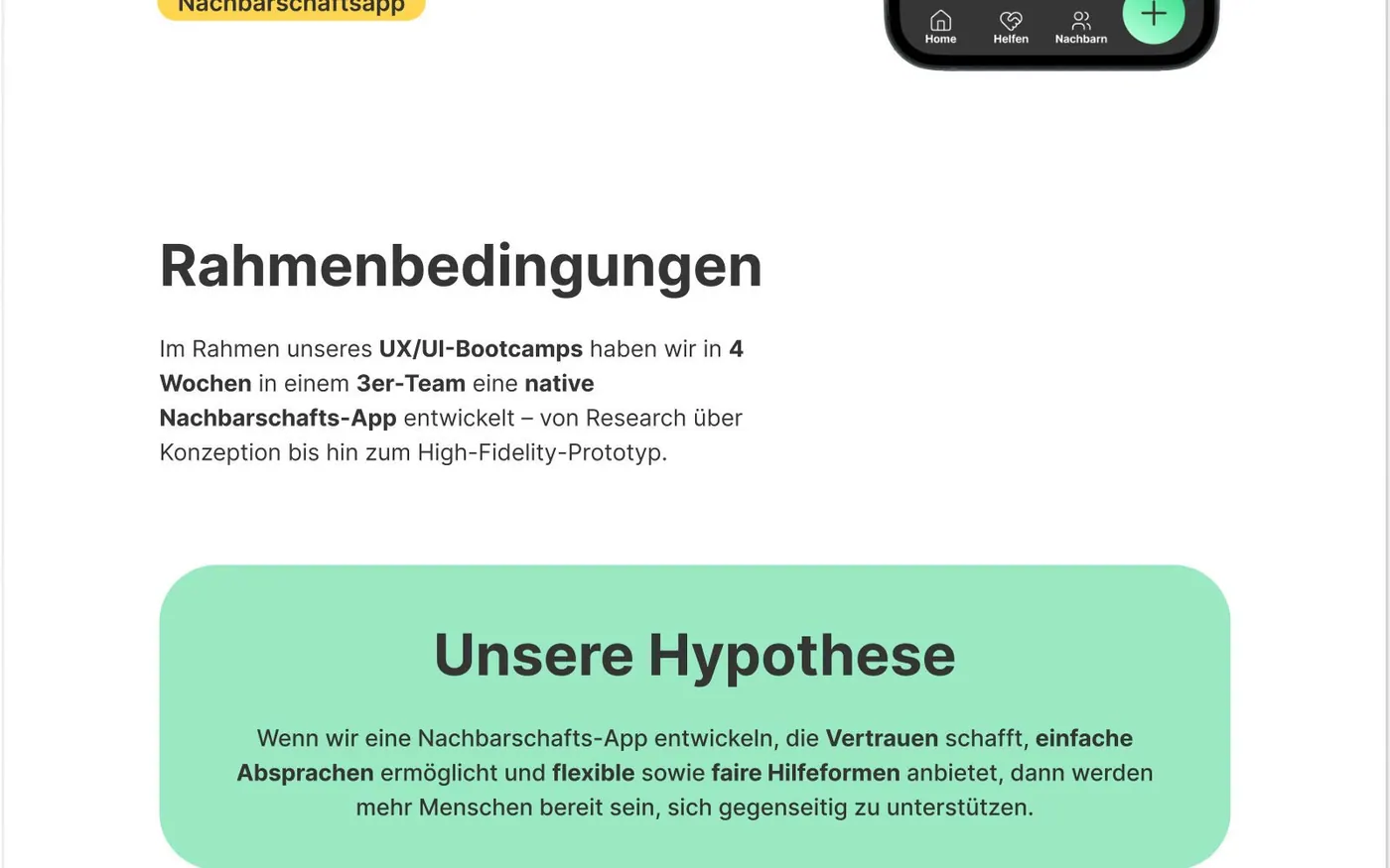 Mina – UX/UI Case Study Screenshot 2