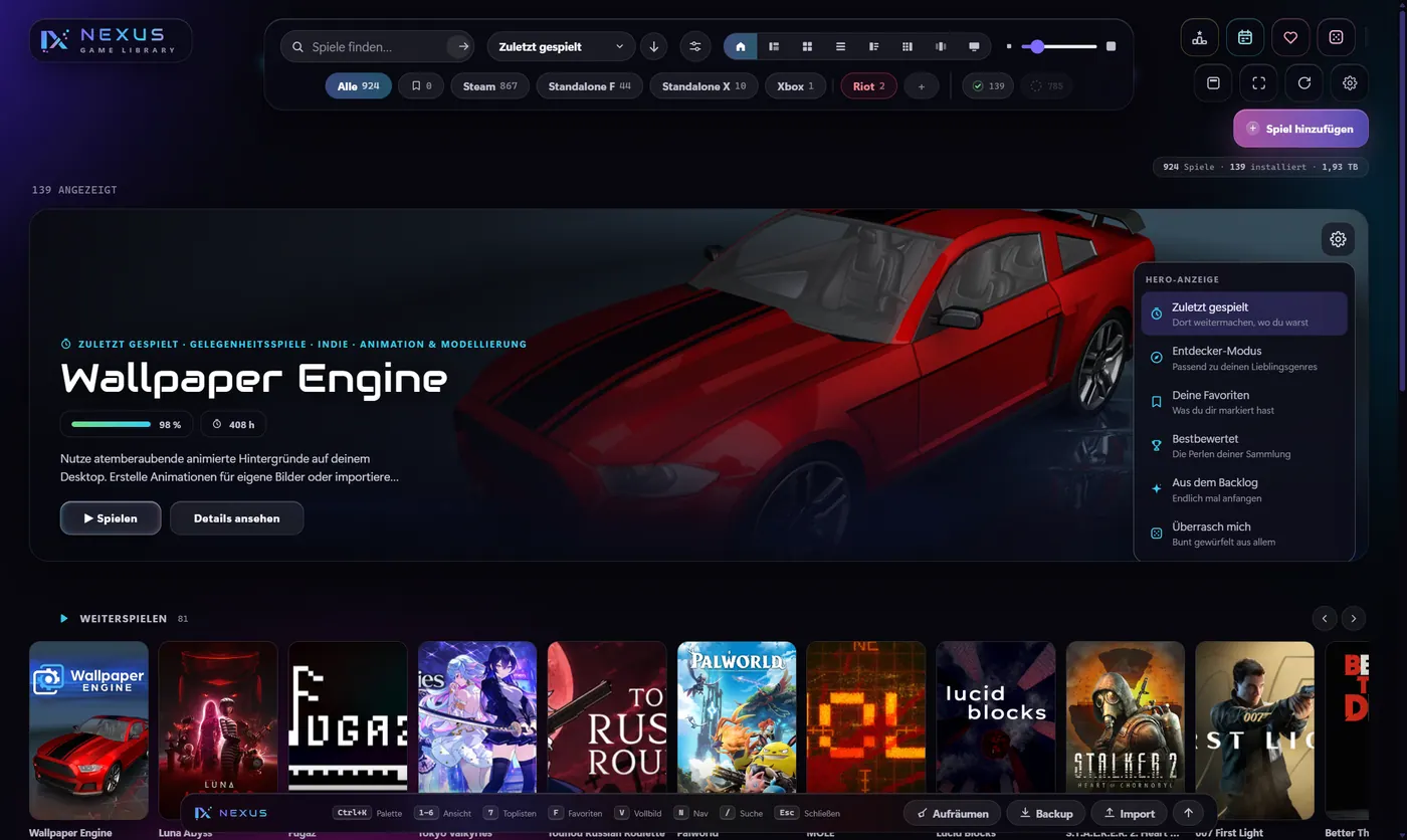 NEXUS Screenshot 1
